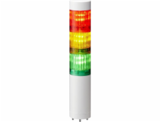 Patlite PATLITE Signalsäule LR4-302WJNW-RYG verkabelt LED weiss
