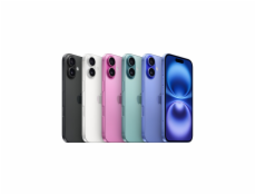 Apple iPhone 16 15,5 cm (6.1 ) Dual SIM iOS 18 5G USB typu C 128 GB Černá