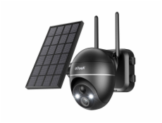 Wireless 5MP WiFi outdoor camera ieGeek ZS-GX4S black with solar panel