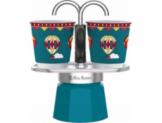 Kávovar Bialetti Mini Express Winter Wonderland 2TZ se dvěma 90 ml šálky Vícebarevný