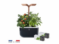 Véritable Exky SMART - Automatický květináč s regulací osvětlení, černá měděná + 2 bylinkové náplně
