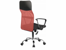Topeshop STOLIČKA NEMO RED kancelárske a čítacie kreslo Leštený sedák Sedacie kreslo