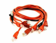 Patch kabel SFTP 5m, cat 5e, 26AWG,světle šedý