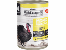 WIEJSKA ZAGRODA Monoproteinový Krůtí - mokré krmivo pro koťata - 400g