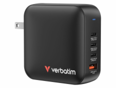 Verbatim Mini GaN Charger 165W 3xUSB-C 1xUSB-A US/EU/UK A.32216