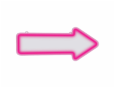 MANTA ARROW, LED Neon plexi dekorácia