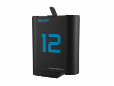 TELESIN lithium battery for GoPro Hero 12/11/10/9 (blue)