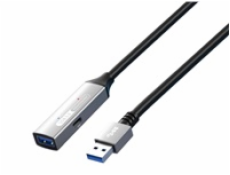 PREMIUMCORD USB 3.2. repeater a prodlužovací kabel Male-Female, 5Gbps Aluminium 20m