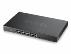 Zyxel XGS1935-28, 28 Port Lite-L3 Smart Managed Switch, 24x Gigabit Copper and 4x 10G SFP+, hybrid mode,