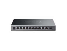 Switch TP-Link ES210GMP 1x SFP combo, 8x GLan s Poe+, 123W, Omáda SDN