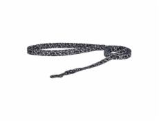 Dogness walking set leash 1,5m+harness for dog (black and white)