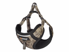 Dogness walking set leash 1,5m +harness for dog (moro)