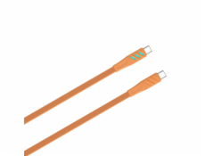 Nabíjecí kabel Havit typ C CB6254 oranžový