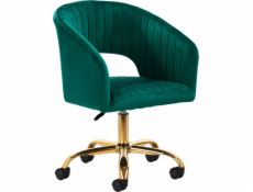Activeshop 4Rico otočná židle QS-OF212G sametově zelená