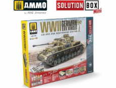 Vallejo Ammo: Solution Box Mini 19 – německá vozidla DAK z druhé světové války – barvy a systém počasí