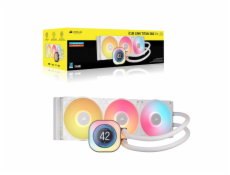 Corsair iCUE LINK TITAN 360 RX LCD Procesor Vzduchový chladič 12 cm Bílá 1 kusů