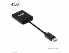 Club3D Video adaptér MST (Multi Stream Transport) DisplayPort 1.4 na DisplayPort 1.4 Dual Monitor 4K60Hz (M/F), černá