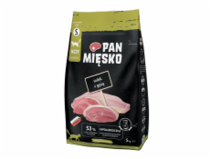 PÁN MIESKO Malé kura s veľkými prsiami - suché mäso pre mačky - 5 kg