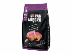 PÁN MIESKO Teľacie s Krevetami Small - suché mäso pre mačky - 5 kg