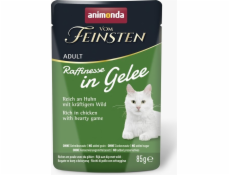 ANIMONDA Vom Feinsten Adult Raffinesse v želé bohaté na kuře se zvěřinou - mokré krmivo pro kočky - 85 g