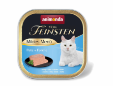 ANIMONDA Vom Feinsten Mildes Menu Turkey and trout - mokré krmivo pro kočky - 100g