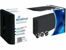 Organizér MediaRange  Kabelbox groß 405x133x155mm černý