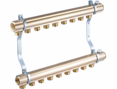 Perfexim Brass rozdělovač 10 okruhů s vsuvkami (30-102-1000-001)