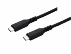 Kabel C-TECH USB 4.0, Type-C (CM/CM), PD 100W, 40Gbps, 0,5m, černý