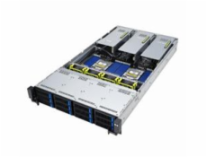 Platforma Asus Rack (2U) RS720A-E12-RS12 AMD Epyc 9004 (8x NVMe, 4x SATA/SAS, 2xM.2, 4xGPU, 2x10Gbe, IPMI, 1+1 2600W)