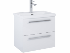 A857969806 / ROCA / KWADRO / KWADRO KOUPELNOVÁ SKŘÍŇKA 60 CM SE 2 ZÁSUVKAMI, K DOPLNĚNÍ UMYVADLEM HEBE, BÍLÝ LESK / NÁHRADNÍ 166712 /