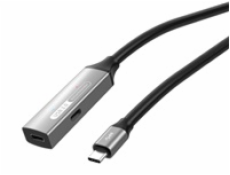 PREMIUMCORD USB-C repeater a prodlužovací kabel Male-Female, 5Gbps Aluminium 10m