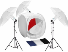 Set pro Shadowless Photography 1800W + Deštníky / stan 120 cm