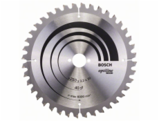 Pilový kotouč Optiline Wood - 250 x 30 x 3,2 mm, 40 BOSCH
