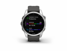 Garmin Fenix 7S, 20 mm, Graphit/stříbrná Garmin Fenix 7S, 20 mm, Graphit/stříbrná