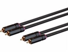 Monoprice MONOPRICE Kábel radu Onix - Samec RCA x2 - 0,9m