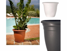 Plastový hrniec DOMOLETTI TE000024-100, O24 cm, pieskový