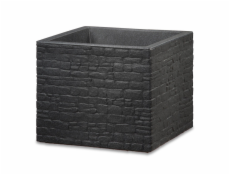 Hrniec Scheurich Stony Black, plast, O 38 cm