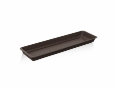 Podložka pod kvetináč Plastkon GARDEN, tmavo hnedá, 580 mm