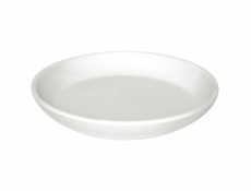 Keramický hrniec tanier DOMOLETTI TOSKANIA, O13 cm, mat. Biely