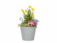 Hrniec Scheurich Stony Grey, plast, H 39 cm, sivý