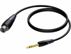 Kabel Procab  CLA723/1,5 XLR samice - 6,3 mm Jack samec stereo 1,5 metru