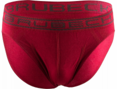 Brubeck BE00290A Pánské slipy COMFORT COTTON tmavě červená XXL