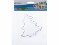 Craft with Fun ORGAMENT BN PLAST VÁNOČNÍ STROMEK 10CM 1KS CF PBH 12/192