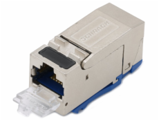 XtendLan Keystone jack RJ45, zaklapávací, CAT6A, TT STP, instalace bez nástrojů