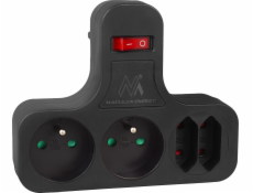 MACLEAN CURRENT SOCKET, QUADRUPLE MCE224 E/B