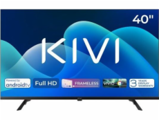 KIVI - 40 , FHD, Android TV11, Černá, 1920x1080, 60 Hz, 2x10W, 37 kWh/1000h , BT5.1 HDMI 2x, USB 2x