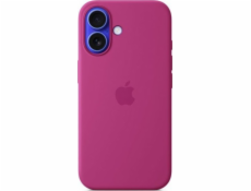 iPhone 16 Silicone Case with MS - Fuchsia