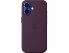 iPhone 16 Silicone Case with MS - Plum