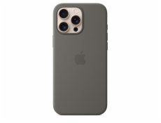 iPhone 16 Pro Max Silicone Case with MS - Stone Gr