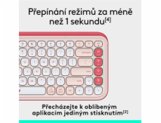 Logitech POP ICON KEYS, Rose, US INT L